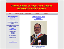 Tablet Screenshot of grandchapter-bc-yukon.ca